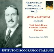 Vocal Recital : Battistini, Mattia. Denza, L. / Tosti, F.p. / Rotoli, A. (archivio Della Romanza ... cover image cdn