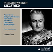 Wagner : Siegfried (recorded Live 1959) cover image cdn