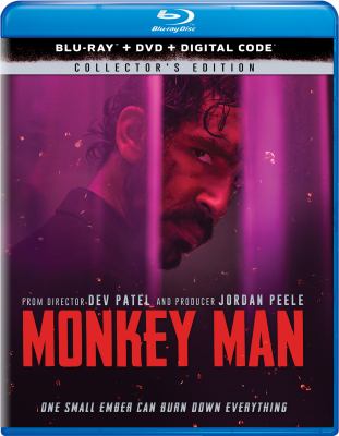 Monkey man [Blu-ray + DVD combo] cover image cdn