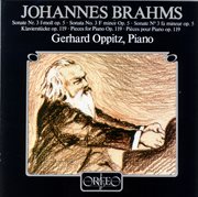 Brahms : Piano Sonata No. 3, Op. 5 & 4 Klavierstücke, Op. 119 cover image cdn