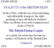 Dialects Of The British Isles, Vol. 2 cover image cdn