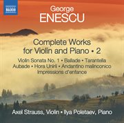 Enescu : Complete Works For Violin & Piano, Vol. 2 cover image cdn