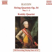 Haydn : String Quartets Op. 54, Nos. 1- 3 cover image cdn