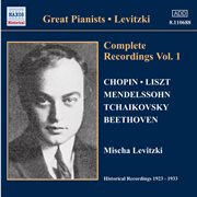 Levitzki, Mischa : Complete Recordings, Vol.  1 (1924-1928) cover image cdn