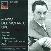 Opera Arias (tenor) : Del Monaco, Mario. Bellini, V. / Verdi, G. (1951-1957) cover image cdn