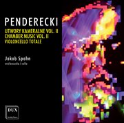 Penderecki : Chamber Music, Vol. 2 – Violoncello Totale cover image cdn