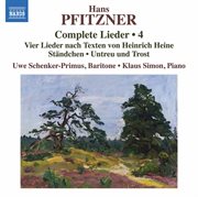 Pfitzner : Complete Lieder, Vol. 4 cover image cdn
