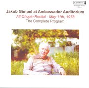 Piano Recital : Gimpel, Jakob. Chopin, F. / Liszt, F. / Debussy, C. cover image cdn
