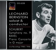 Schubert, F. : Symphony No. 9 / Ravel, M.. Piano Concerto In G Major (bernstein, Boston Symphony, ... cover image cdn