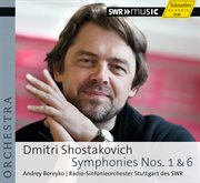 Shostakovich : Symphonies Nos. 1 & 6 cover image cdn