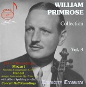 William Primrose Collection, Vol. 3 : Mozart cover image cdn