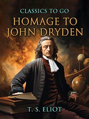 Homage to John Dryden cover image cdn