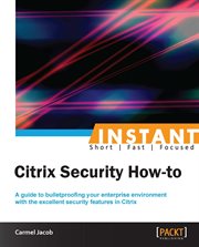 Instant Citrix Security How-to cover image cdn