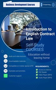 Introduction to English Contract Law : Self. Study Course cover image cdn