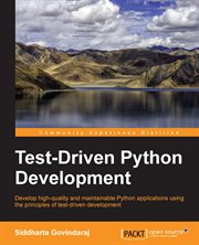 Test-Driven Python Development cover image cdn