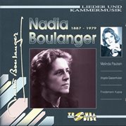 Boulanger : Lieder Und Kammermusik cover image cdn
