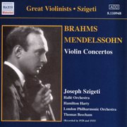 Brahms & Mendelssohn : Violin Concertos (szigeti) (1928, 1933) cover image cdn