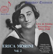 Erica Morini, Vol. 2 : Stravinsky Conducts Tchaikovsky's Violin Concerto cover image cdn