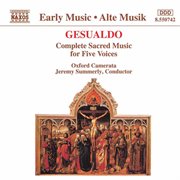 Gesualdo : Sacred Music For Five Voices (complete) cover image cdn