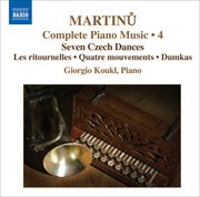Martinu, B. : Complete Piano Music, Vol. 4 cover image cdn