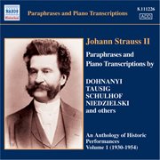 Strauss Ii : Paraphrases And Piano Transcriptions, Vol. 1 (1930-1954) cover image cdn