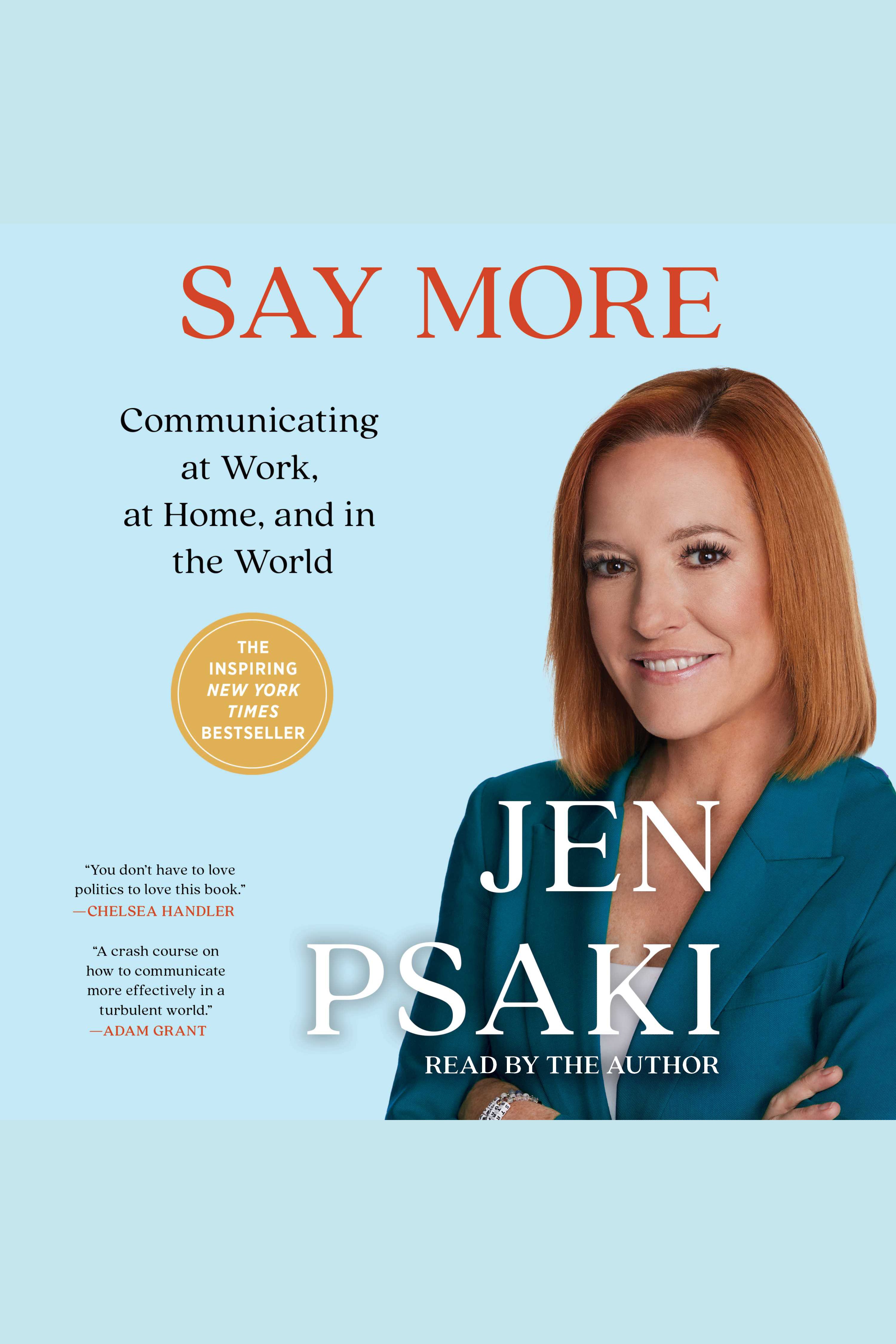 Say More Lessons from Work, the White House, and the World cover image cdn