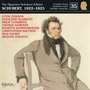Schubert : Hyperion Song Edition 35 – Schubert 1822-1825 cover image cdn