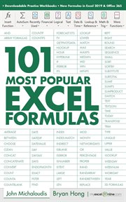 101 Most Popular Excel Formulas : 101 Excel cover image cdn