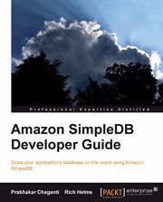 Amazon SimpleDB Developer Guide cover image cdn