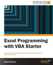 Excel Programming With VBA Starter cover image cdn