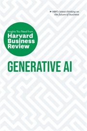 Generative AI : The Insights You Need From Harvard Business Review. HBR Insights cover image cdn