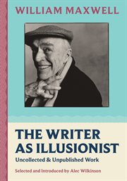 The Writer as Illusionist : Uncollected & Unpublished Work. Nonpareil Book cover image cdn
