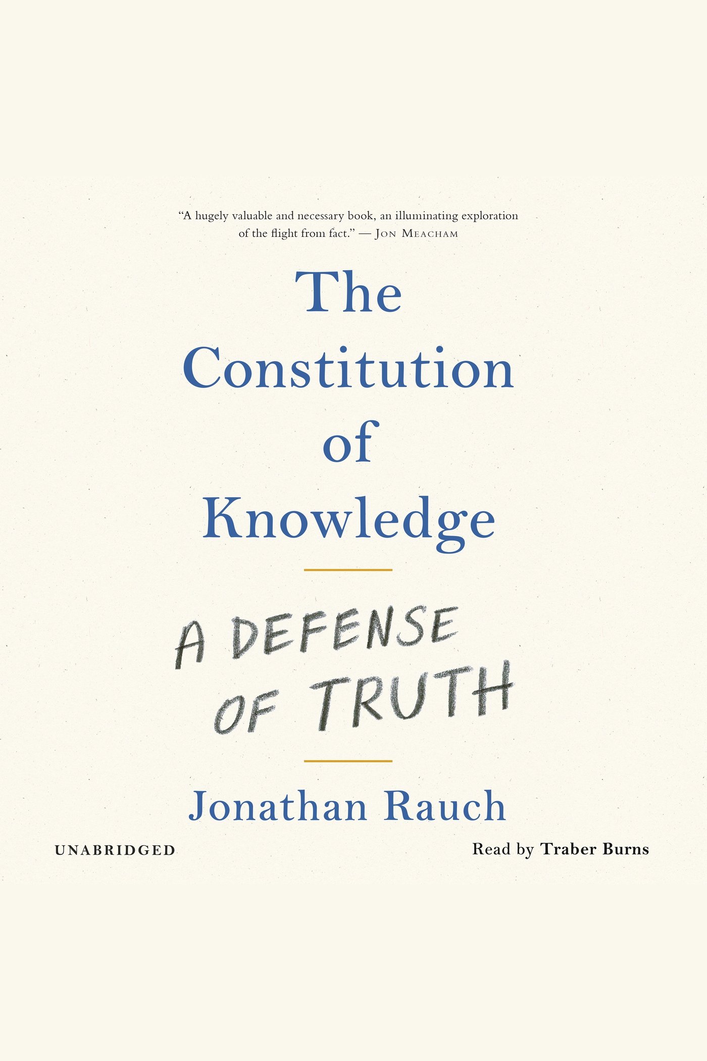 The Constitution of Knowledge A Defense of Truth cover image cdn