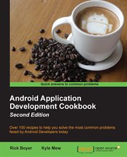 ANDROID APPLICATION DEVELOPMENT COOKBOOK cover image cdn
