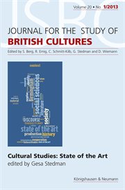 Cultural studies: state of the art cover image cdn