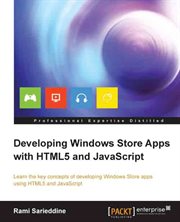 Developing Windows Store Apps With HTML5 and JavaScript cover image cdn
