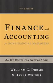 Finance and Accounting for Nonfinancial Managers : All the Basics You Need to Know cover image cdn