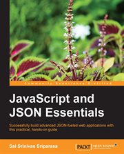 JavaScript and JSON Essentials cover image cdn