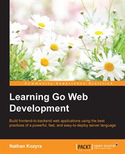 Learning Go Web Development cover image cdn