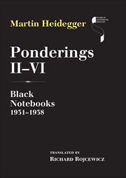 Ponderings II–VI : Black Notebooks, 1931–1938. Studies in Continental Thought cover image cdn