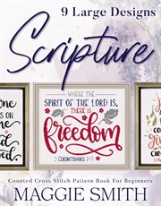 Scripture Counted Cross Stitch Pattern Book for Beginners : Religious Easy Needlepoint Designs for cover image cdn