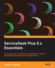 ServiceDesk Plus 8.x Essentials cover image cdn