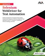 Ultimate Selenium WebDriver for Test Automation cover image cdn