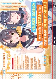 VTuber Legend : How I Went Viral after Forgetting to Turn Off My Stream Volume 3 cover image cdn