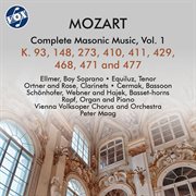 Mozart : Complete Masonic Music, Vol. 1 cover image cdn