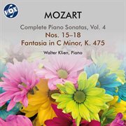 Mozart : Piano Sonatas Nos. 15-18 & Fantasia, K. 475 cover image cdn