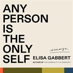 Any Person Is the Only Self cover image cdn