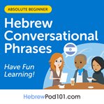 Conversational Phrases Hebrew Audiobook cover image cdn