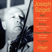 Szigeti Plays Bach, Brahms & Vaughan Williams cover image cdn