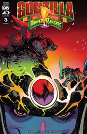 Godzilla vs. mighty morphin power rangers II. Issue 3 cover image cdn